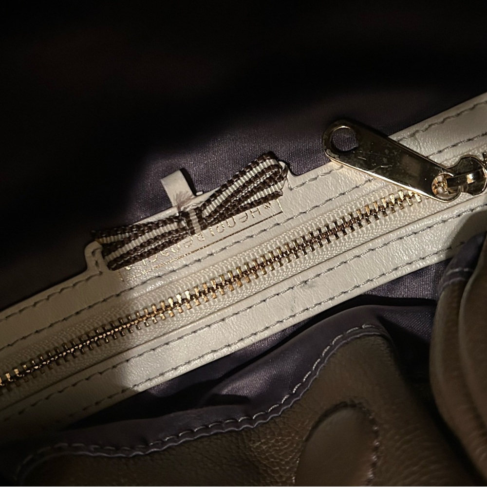 henri bendel Brown Pebbled Leather Chain-Handle Shoulder Bag - Picture 12 of 14